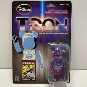 BEARBRICK TRON 2010 SDCC Exclusive Figure Disney x Medicom Limited To 1,500